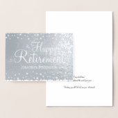 Happy Retirement Custom Folie Kaart (Display)