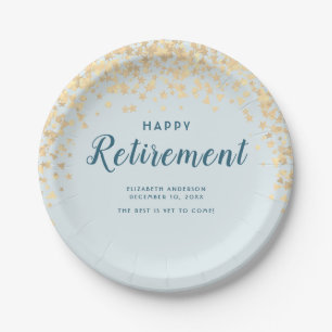 "Happy Retirement" feestdag gepersonaliseerd Papieren Bordje