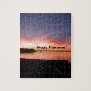 Happy Retirement Florida Sunset Legpuzzel