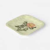 Happy Retirement Flower gepersonaliseerd Papieren Bordje (Gebogen)