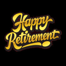 Happy Retirement Food and Beverage Label Set