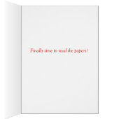 Happy Retirement  fotokaart (Binnen (Rechts))