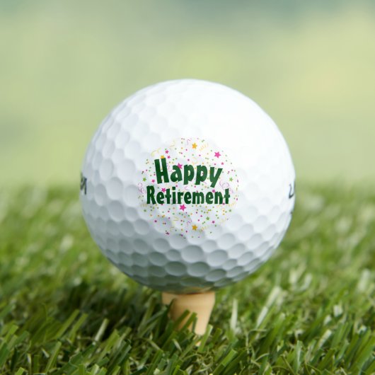 Happy Retirement Golfballen (Insitu Shirt)