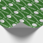 Happy Retirement golfballen Cadeaupapier (Hoek)