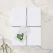 Happy Retirement green gardening welly boot Cadeaulabel (Met Touw)