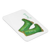 Happy Retirement green gardening welly boot Magneet (Rechterzijde)