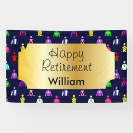 Happy Retirement Horse Racing Jockey Silks Spandoek