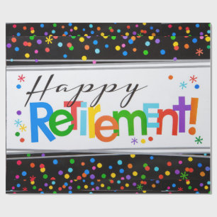 Happy Retirement-inpakpapier Cadeaupapier