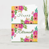 Happy Retirement Kaart (Voorkant)