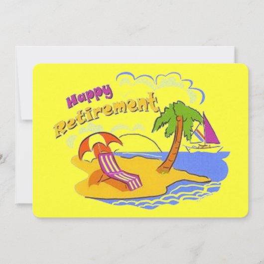 Happy Retirement Kaart (Voorkant)