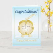 Happy Retirement Kaart (Gele Bloem)