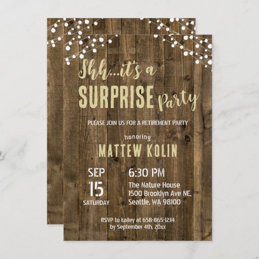 Happy Retirement Kaart Online afdrukbare Sjablonen (Voorkant / Achterkant)