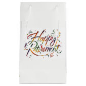 Happy Retirement Klein Cadeauzakje (Voorkant)