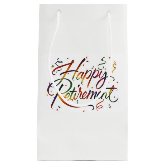 Happy Retirement Klein Cadeauzakje (Voorkant)
