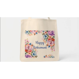 Happy Retirement Large Tote Bag