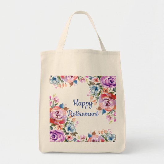 Happy Retirement Large Tote Bag