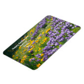 Happy Retirement Love Personalized Crocuses Flower Magneet (Linkerzijde)