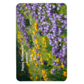 Happy Retirement Love Personalized Crocuses Flower Magneet (Verticaal)