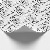 Happy Retirement Man in Hammock Cadeaupapier (Hoek)