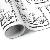 Happy Retirement Man in Hammock Cadeaupapier (Rol Hoek)