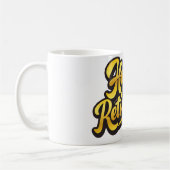 Happy Retirement Mug Koffiemok (Links)