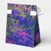 Happy Retirement Paars Blue Garden Hand gestikt Bedankdoosjes (Achterkant)