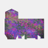 Happy Retirement Paars roze tuin Floral geverfd Bedankdoosjes (Uitgevouwen)