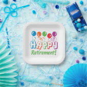 Happy Retirement Papieren Bordje (Feest)