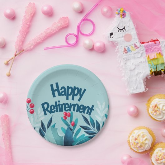 Happy Retirement Papieren Bordje (Feest)