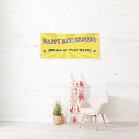 Happy Retirement Party-banner Spandoek (Insitu)