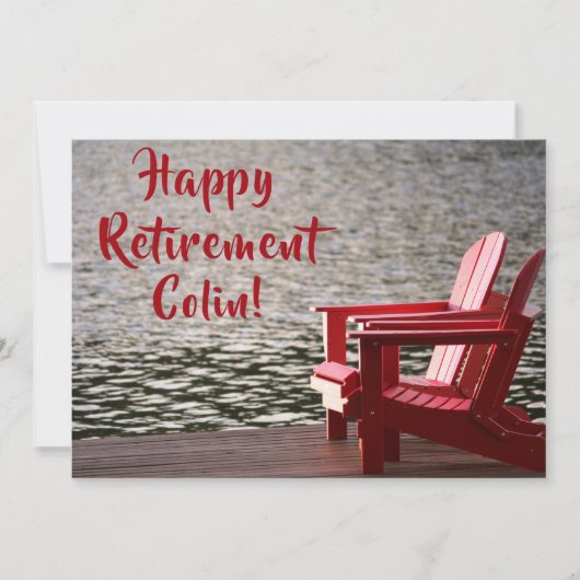 Happy Retirement Party Celebration Kaart (Voorkant)