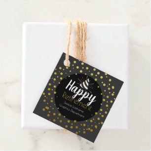 Happy Retirement Party Confetti Bedankjes Labels