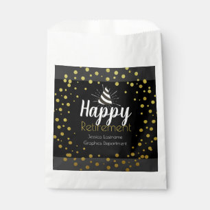 Happy Retirement Party Confetti Bedankzakje
