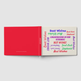 Happy Retirement Party Gastenboek Leuk Kleurrijk