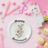 Happy Retirement Party Papieren Bordje (Feest)