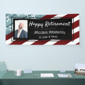 Happy Retirement Party patriottic foto  Spandoek (Beurs)