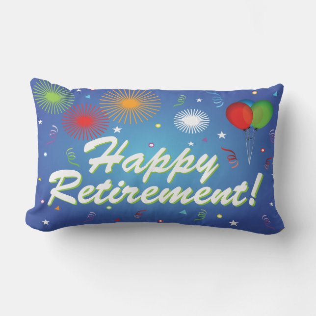 Happy Retirement party pillow Kussen (Voorkant)