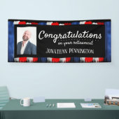 Happy Retirement Party red white en blue Banner (Beurs)