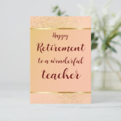 Happy Retirement pastor Doctor lerarenadvocaat (Staand voorkant)