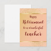 Happy Retirement pastor Doctor lerarenadvocaat (Voorkant / Achterkant)