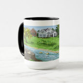 Happy Retirement Personalize (Lady in Hammock) Mok (Voorkant links)