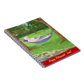 Happy Retirement Personalize (Lady in Hammock) Notitieboek (Rechterzijde)
