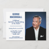 Happy Retirement Photo Party Kaart (Voorkant)