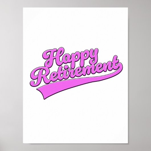 Happy Retirement Poster (Voorkant)