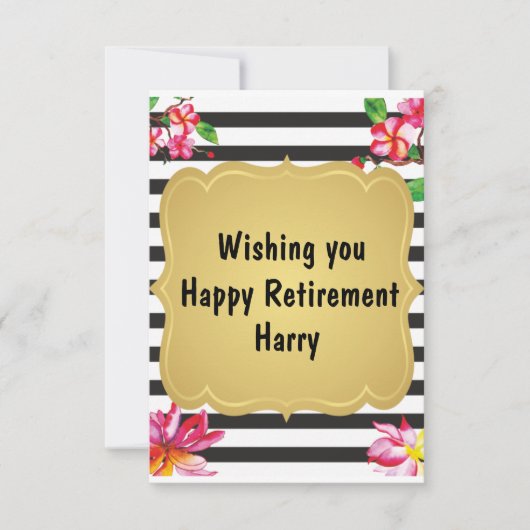 Happy Retirement Quote Farewell Gift (Voorkant)