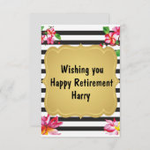 Happy Retirement Quote Farewell Gift (Voorkant / Achterkant)