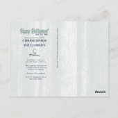 Happy Retirement Retro Golf Party Briefkaart (Achterkant)