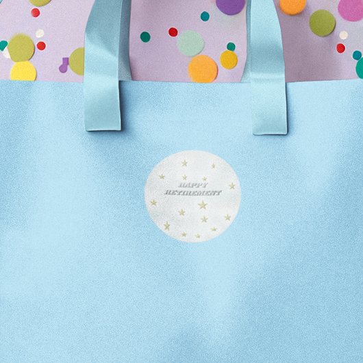 Happy Retirement Ronde Sticker