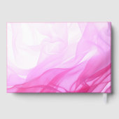 Happy Retirement roze Waterverf Aangepaste foto Gastenboek (Achterkant)