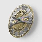 Happy Retirement School Teacher Award Ronde Klok (Hoek)